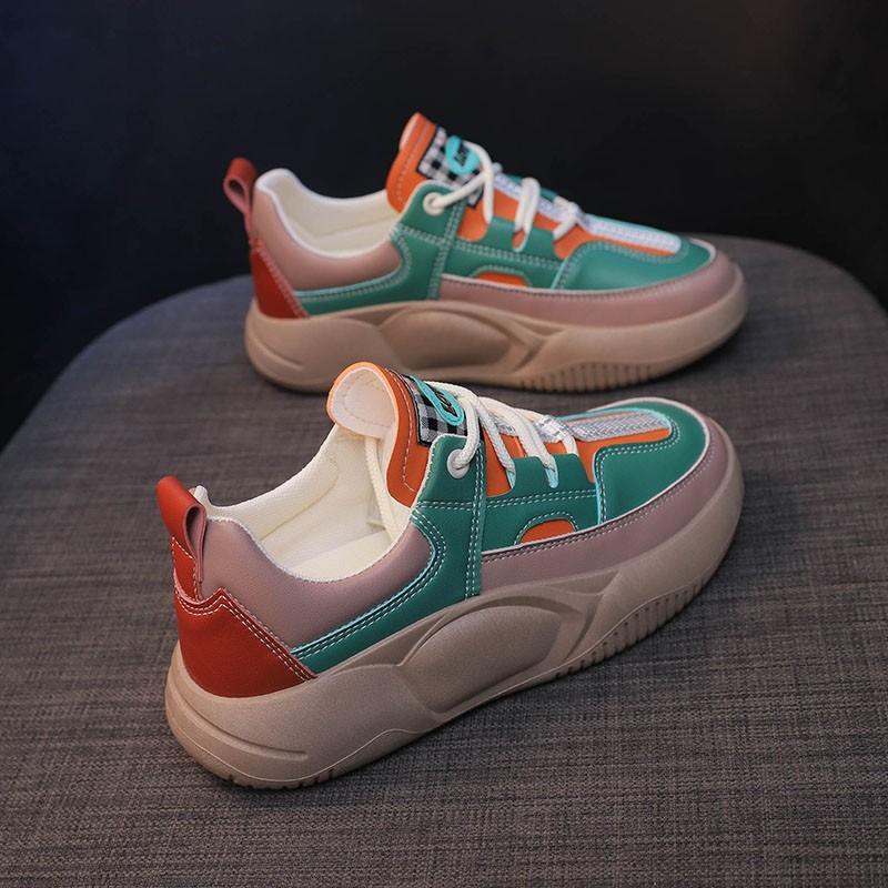 

Little white shoes women s shoes new spring versatile shoes spring versatile platform casual sports board shoes 40 зелений