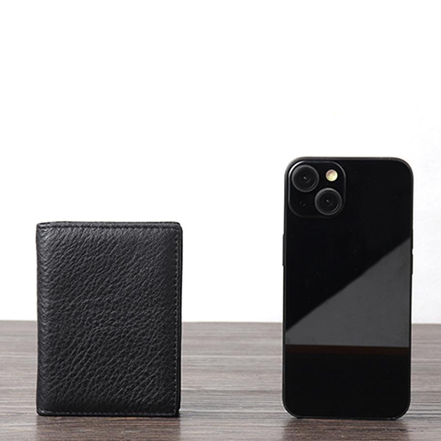 2024 Genuine Leather Card Hoider  Retro Handmade Men's and Women's Small Wallet First Layer Cowhide Business Card Holder Portable ID Bag
