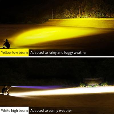Für Hilfs Scheinwerfer Lampe Moto Nebel licht Zubehör Motorrad Mini Fahren Licht Scheinwerfer Universal Dual Farbe ATV Roller