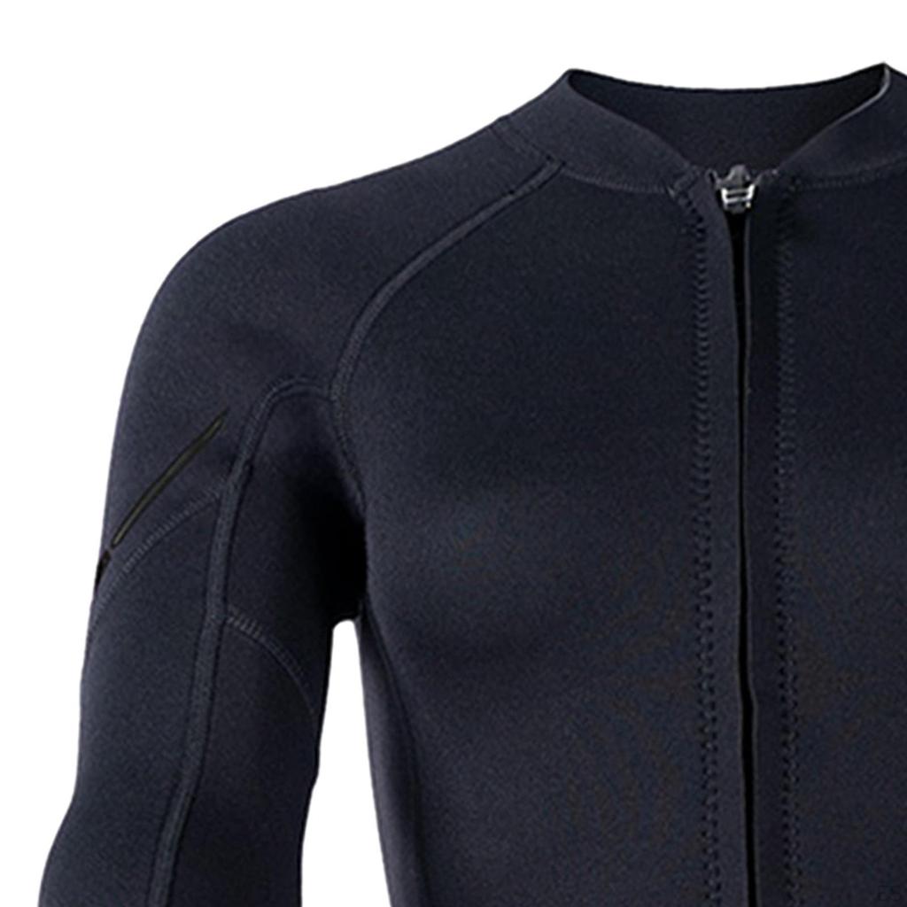 Wetsuit Top Long Sleeve Jacket for Water Sports Swimming Kayaking