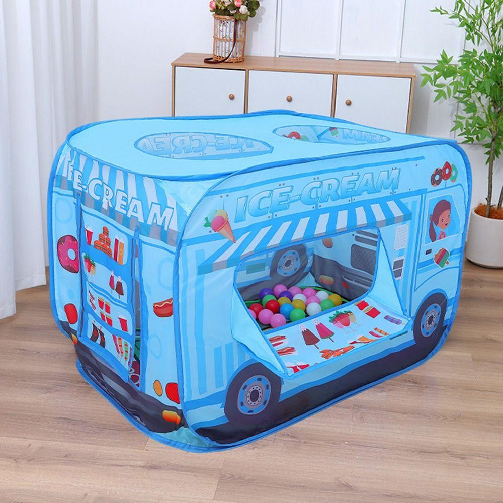 Faltbares Eiscreme-Zelt für Kinder Stabile Spielzelte Kinder-Spielzelt Mit Tragetasche Praktisches Kinderzimmer Spielhaus