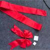 1Pc Decorative Holiday Bows with Double-Sided Tape, Reusable Ready-to-Use Ornaments for Door and Cabinet Festive Decor