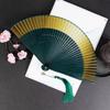 Carved Bamboo Folding Fan Vintage Chinese Style Hollow Fan Wedding Hand Fan Fragrant Party Prop Decor Gift Home Decoration