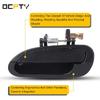 OCPTY Door Handle Exterior Rear Driver Left Side Replacement Fit 1998-2002 for Honda for Accord Outside Door Handle Black