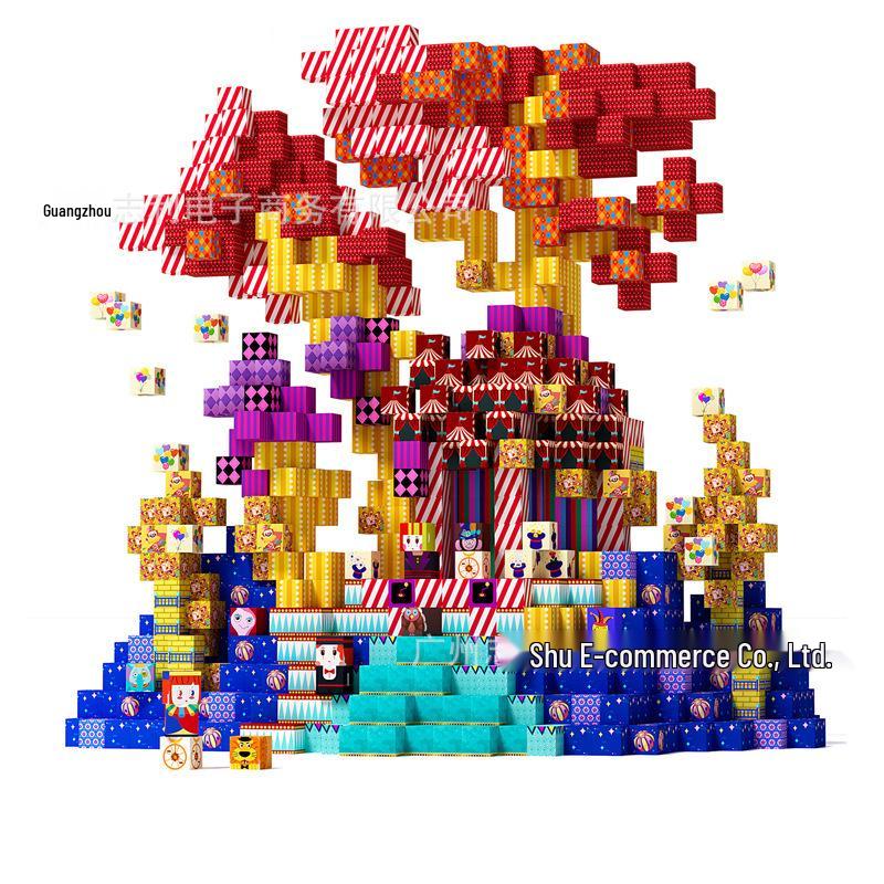 Minecraft Magnetic Cube Building Blocks - Suction Magnets for Kids, Perfect Christmas Gift