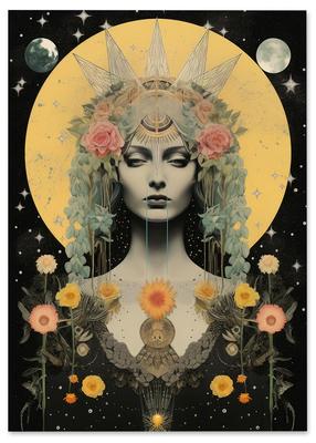 Magisches Plakat Tarotkarte