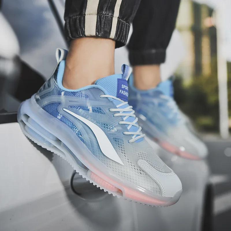 Pantofi de alergare respirabili din plasă, cu absorbție a șocurilor, pentru bărbați, femei și studenți