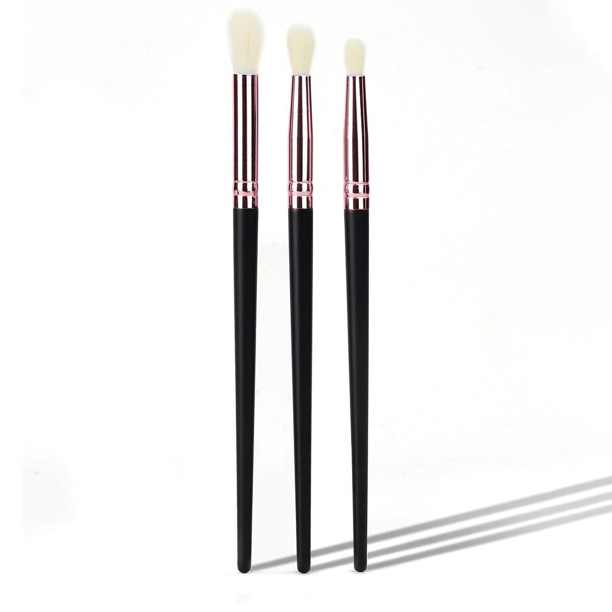 

3-Piece Imitation Wool Eyeshadow Brush Set: Eye Blending Makeup Tools