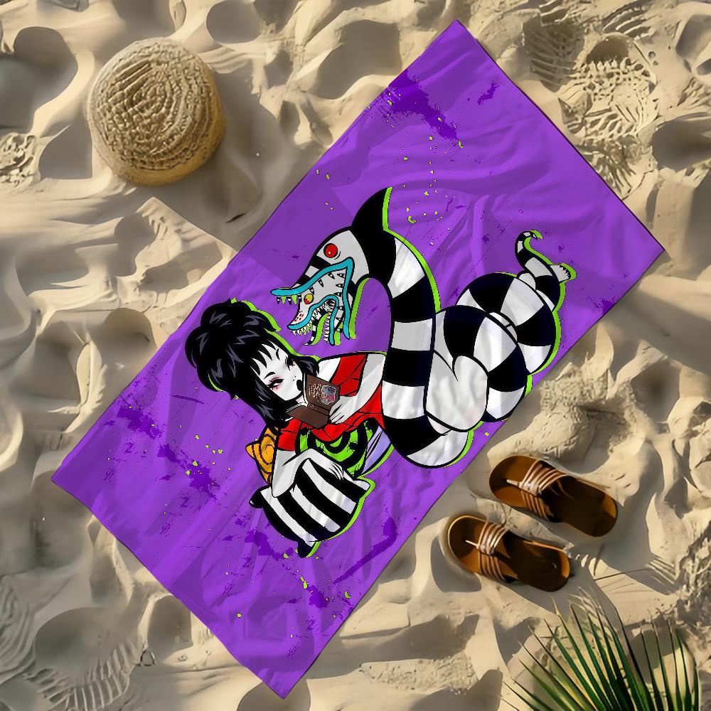 Movie Towel Beach Yoga Gym Lightweight Portable For Swimming B-Beet L-LejuiceS Shower Travel Sports Accessories Sandproof
