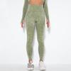 In-Stock Seamless Moisture-Wicking Sexy Peach Yoga Leggings - European & American Trend
