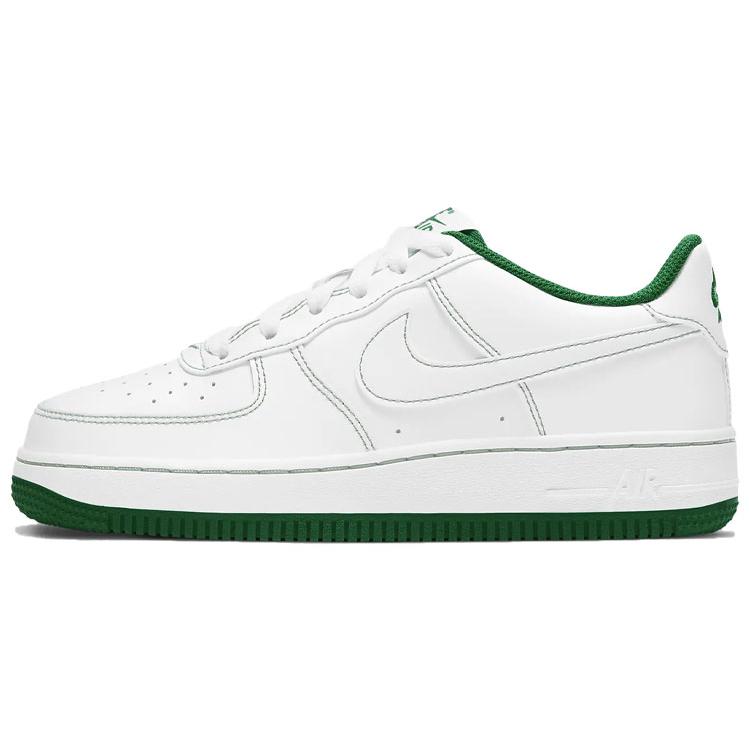 New Nike Air Force 1 Low White Pine Green GS CW1575-103