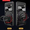 Slide Camera Lens Case For Google Pixel 8 Pro Pixel 8 Military Grade Bumpers Magnetic Armor Ring Fall Shock Protection Cover