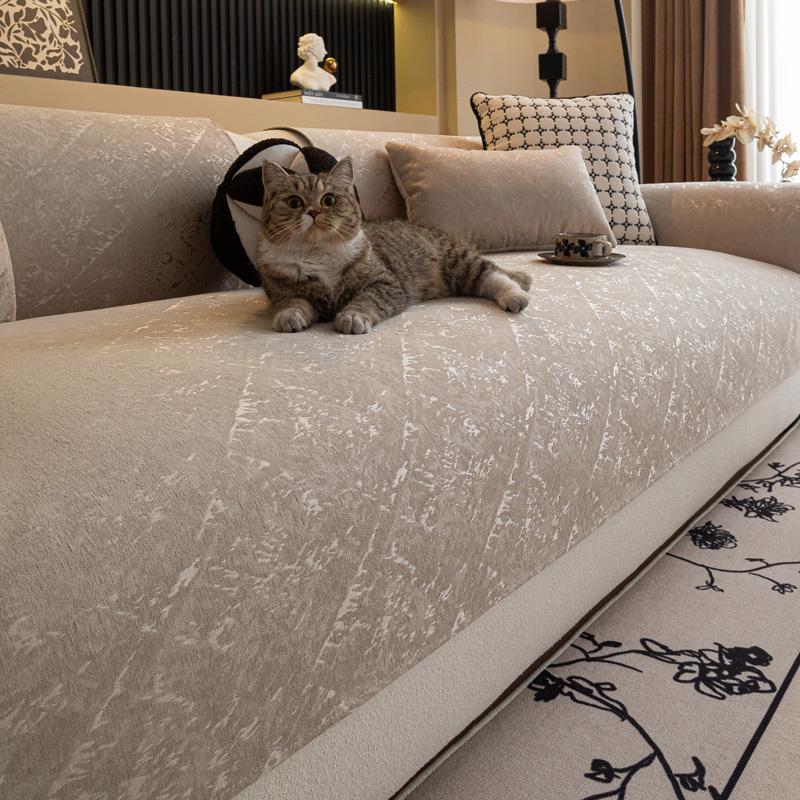 New Simple Modern Chenille Composite Sofa Cushion Light Luxury Comfortable Non-slip Multi-person Sofa Combination Cushion