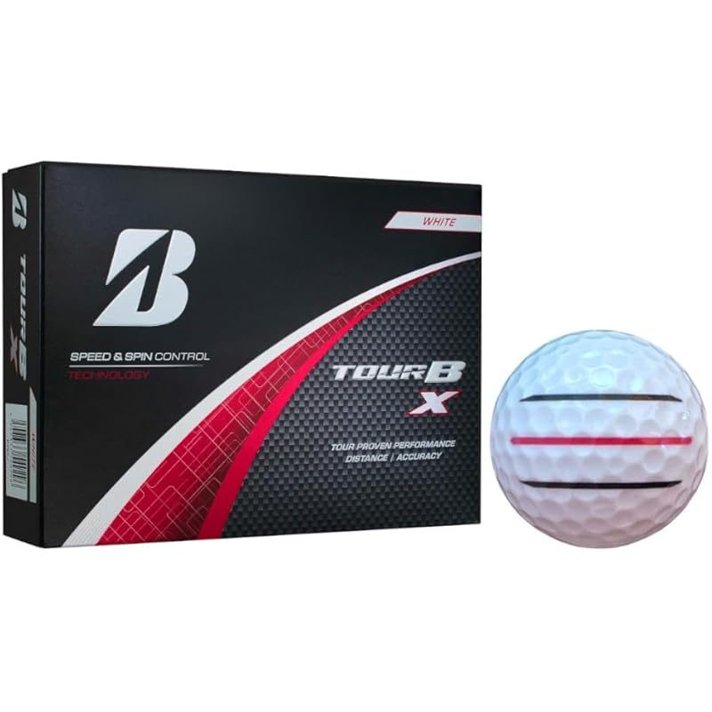 

[Hapiraki_Golf Line] bridgestone golf ball TOUR B X XS 2024 model Contains 3 lines (X_1 dozen white_3 lines)