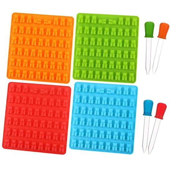 Forma na gumu Nepřilnavá forma na medvídky bez BPA