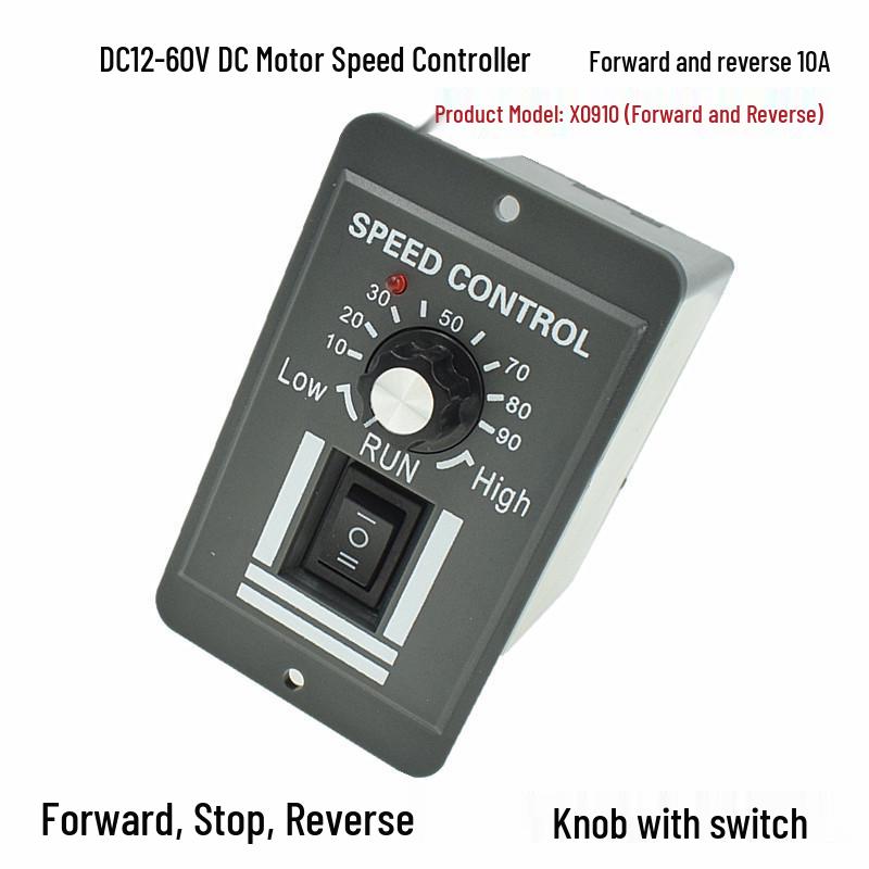 

Brushed DC Motor Controller 10A/40A, DC12V/24V/36V Speed Governor Module