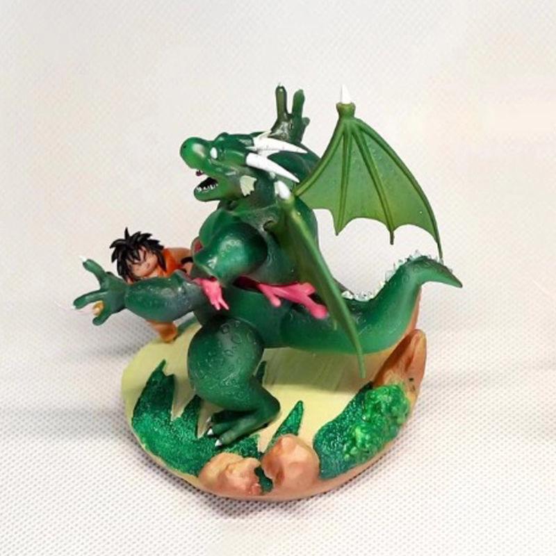 Drogan Boll Yajirobe Vs Cymbal Figurine Classic Anime Scenes Figures 8cm Pvc Action Figures Gk Statue Collection Model Toys Gift