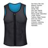Men Fitness Vest O-neck Sleeveless Zipper Placket Protection Vest Muscle Defining Vest Safety Pullover Tank Tops