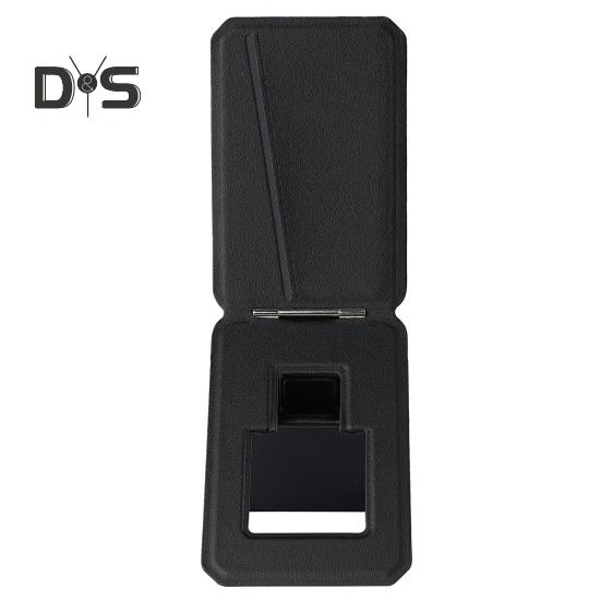 

Магнитный держатель для сотового телефона, складной настольный кронштейн с магнитным кольцом, регулируемая подставка для телефона для прямой трансляции и видеозаписи чёрный