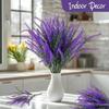5 Bundles 5 Heads Artificial Lavender Flowers 36cm 7 Colors Outdoors Garden Lavender Flowers Outdoor Plants