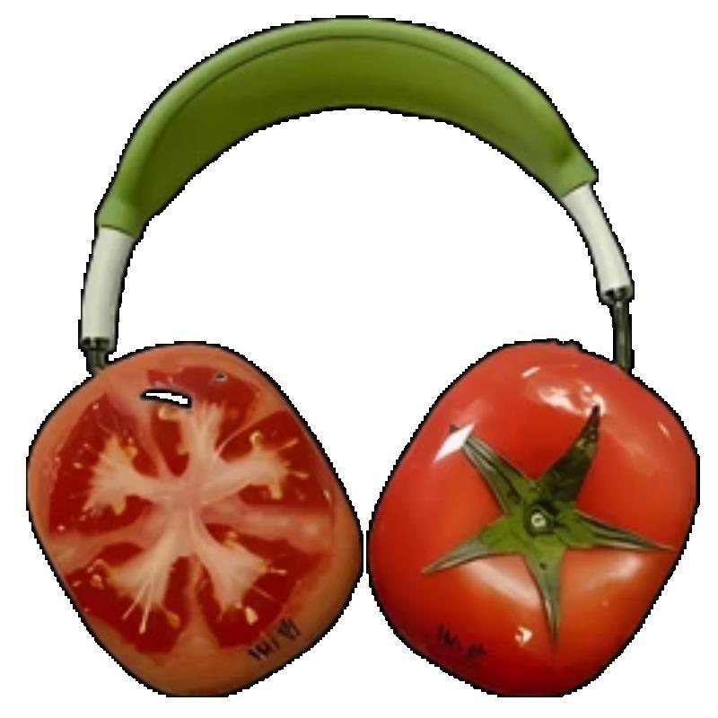 Oversized T Shirt Black Tomato Headphones Print Casual Wear for Women Summer Streetwear Fashion Trendy Graphic Tee