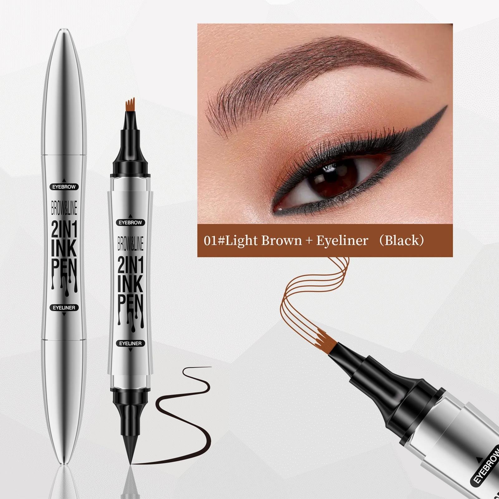 Four Wild Eyebrows Without Smudging  Liquid Eyebrow Pencil Naturally Without Smudging  Long Asting And Smooth 2ml One Size