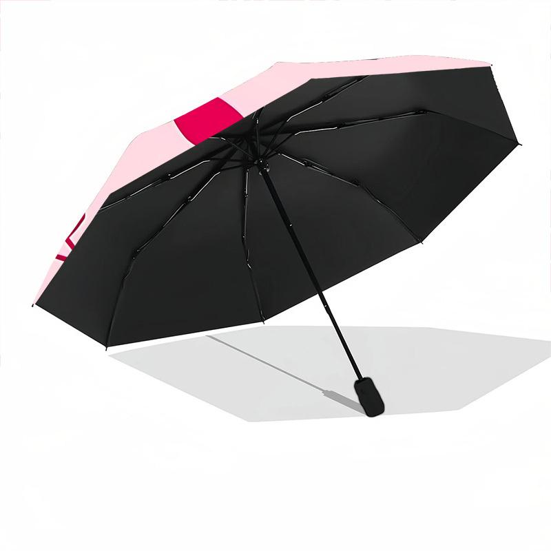 1pc Cowgirl Vibes Automatic Open/close Folding Umbrella, Compact Portable Travel Umbrella, Durable Construction Yy251230139