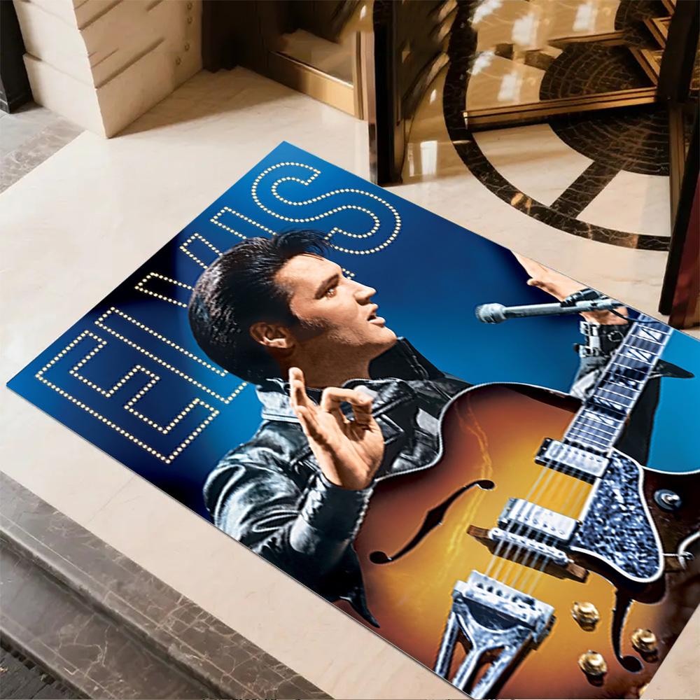 Elvis Presley's Legacy Floor Mat Suitable for Kitchen Game Room Decorate room Study room Antislip Carpet Decorate Offices