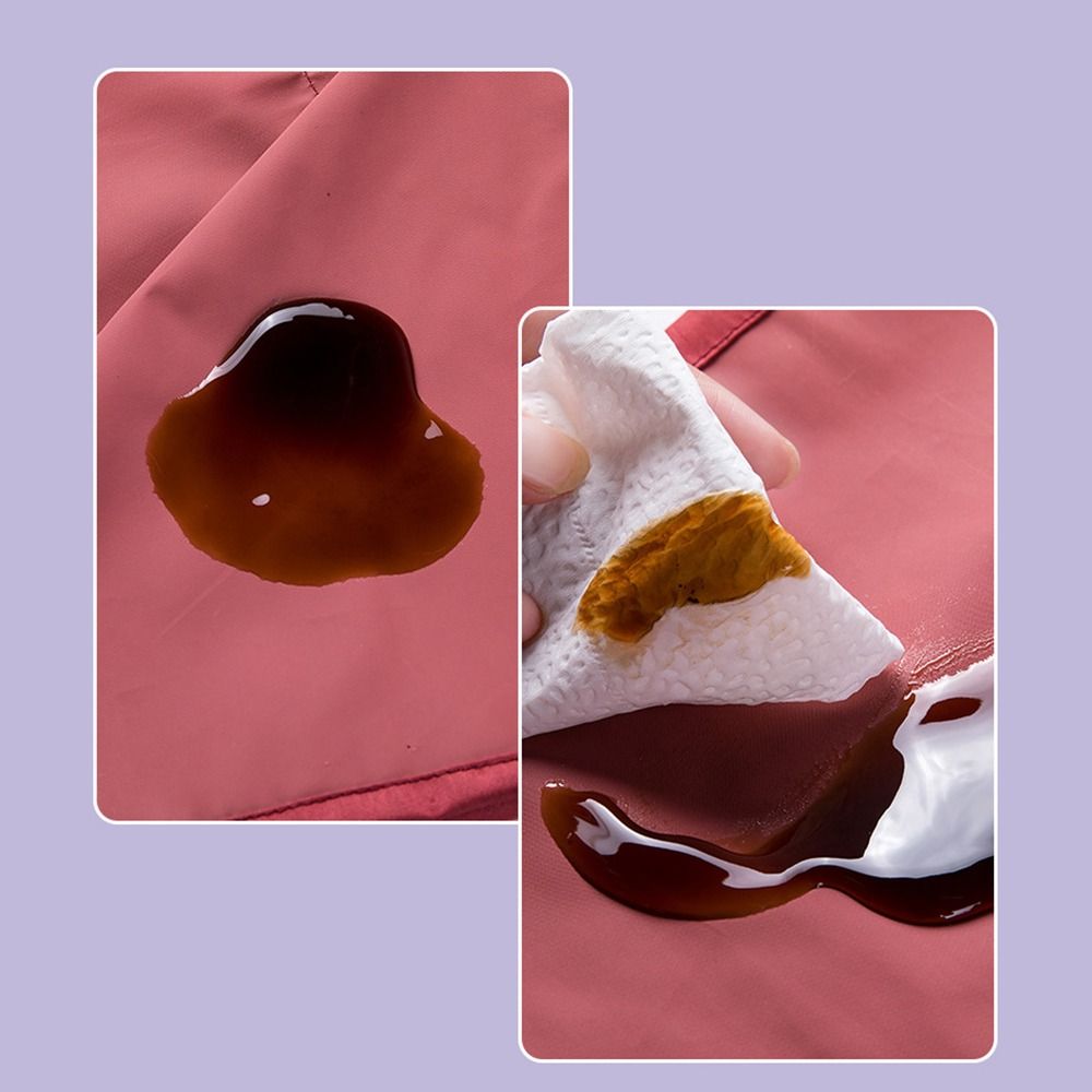 PVC Kitchen Vest Apron Oil-proof Catering Work Clothes Women's Work Waist Apron  for Home Kitchen