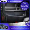 4Pcs Leather Car Door Anti Kick Pads Protection Film Trim Sticker Accessories Car Accessory For Mercedes-Benz G-Class