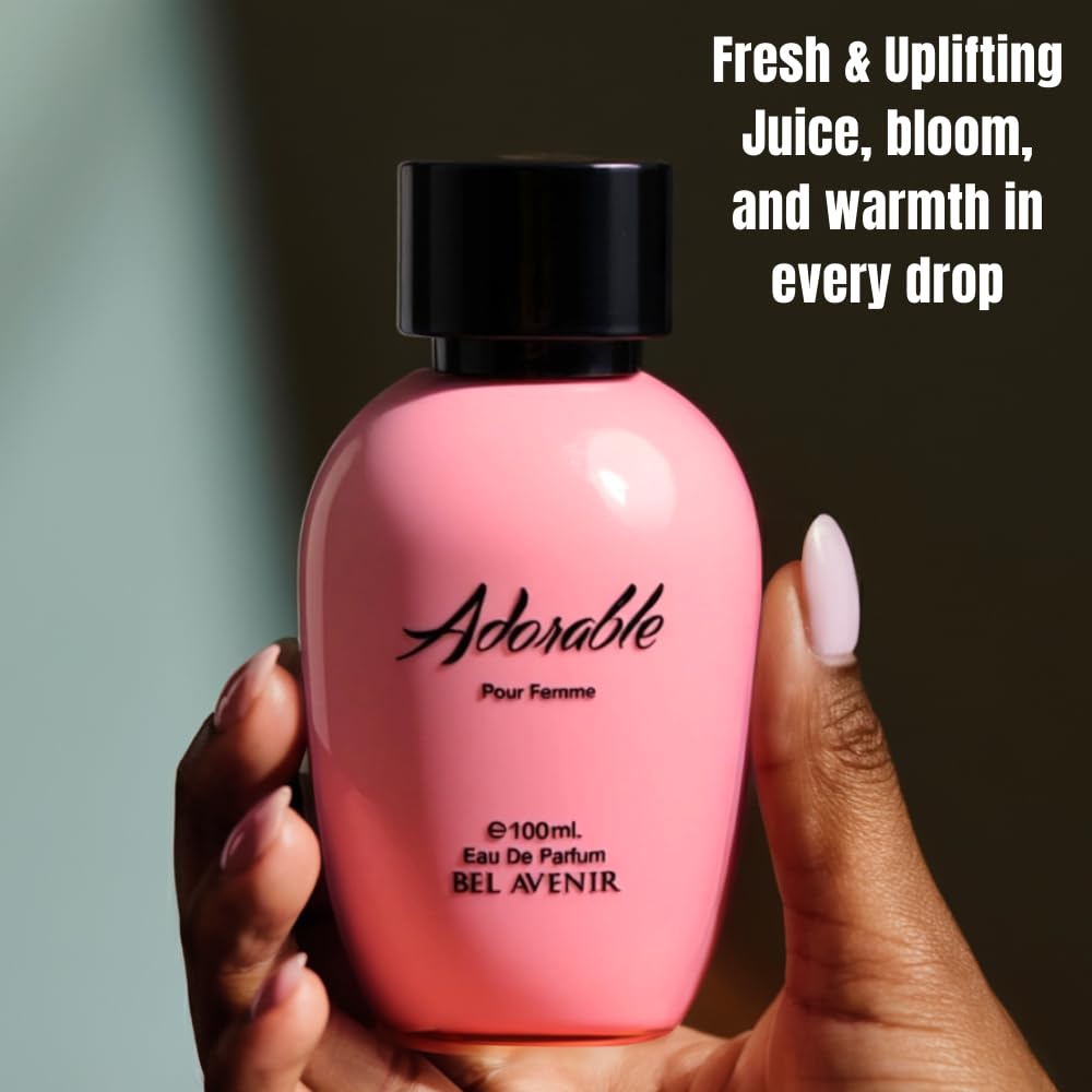 Bel Avenir Adorable Perfume for Women | Long-Lasting Floral & Fruity Scent | Premium Everyday & Evening Fragrance | Gift Perfume for Women | 100 ml
