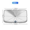 XSHTP1 Car Front Window Sunshade Cover Windshield Folding Sun Shade For BMW 5 6 7 X3 X4 X5 X6 F Series F01 F02 F10 F12 F15 F16 F25 F26