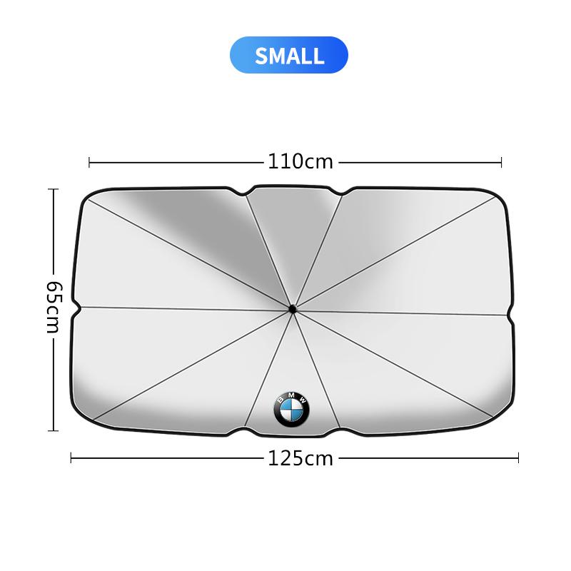 XSHTP1 Car Front Window Sunshade Cover Windshield Folding Sun Shade For BMW 5 6 7 X3 X4 X5 X6 F Series F01 F02 F10 F12 F15 F16 F25 F26