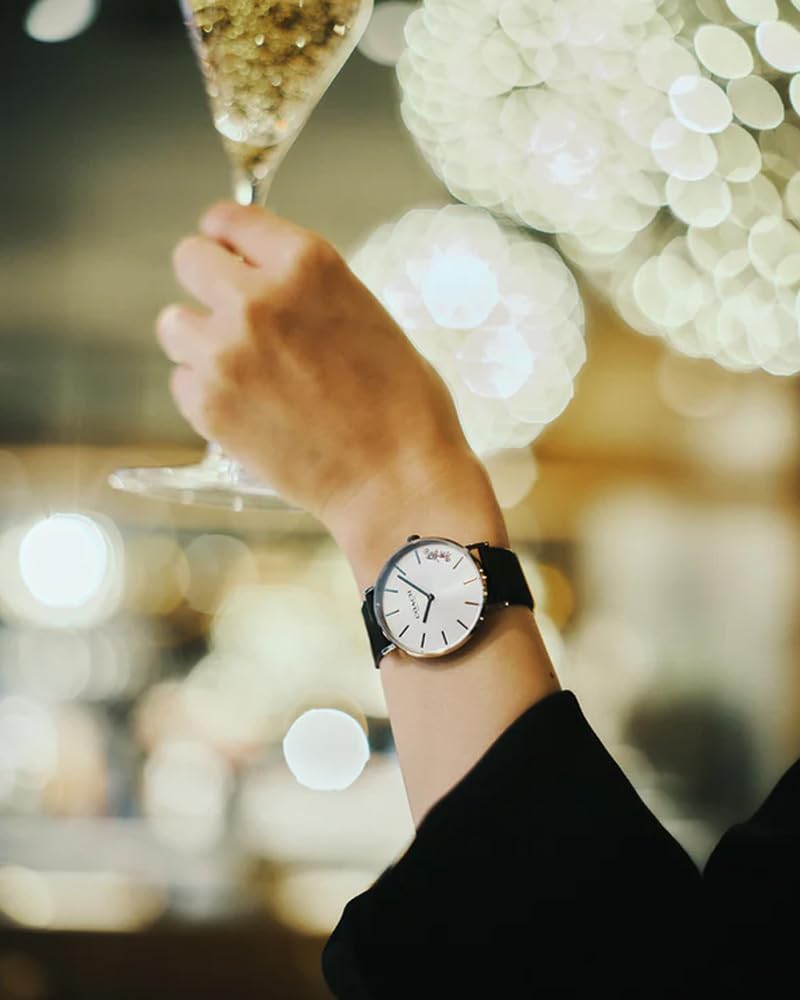 Watch PERRY White Dial Black Leather Strap 14503115 [Coach][Authentic Import] Women's