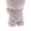 2Pcs Cat Bear Pendant Kawaii 3D Fluffy Flocking Charms Miniature Dolls Keychain Necklace Pendant Diy Crafts Jewelry Make