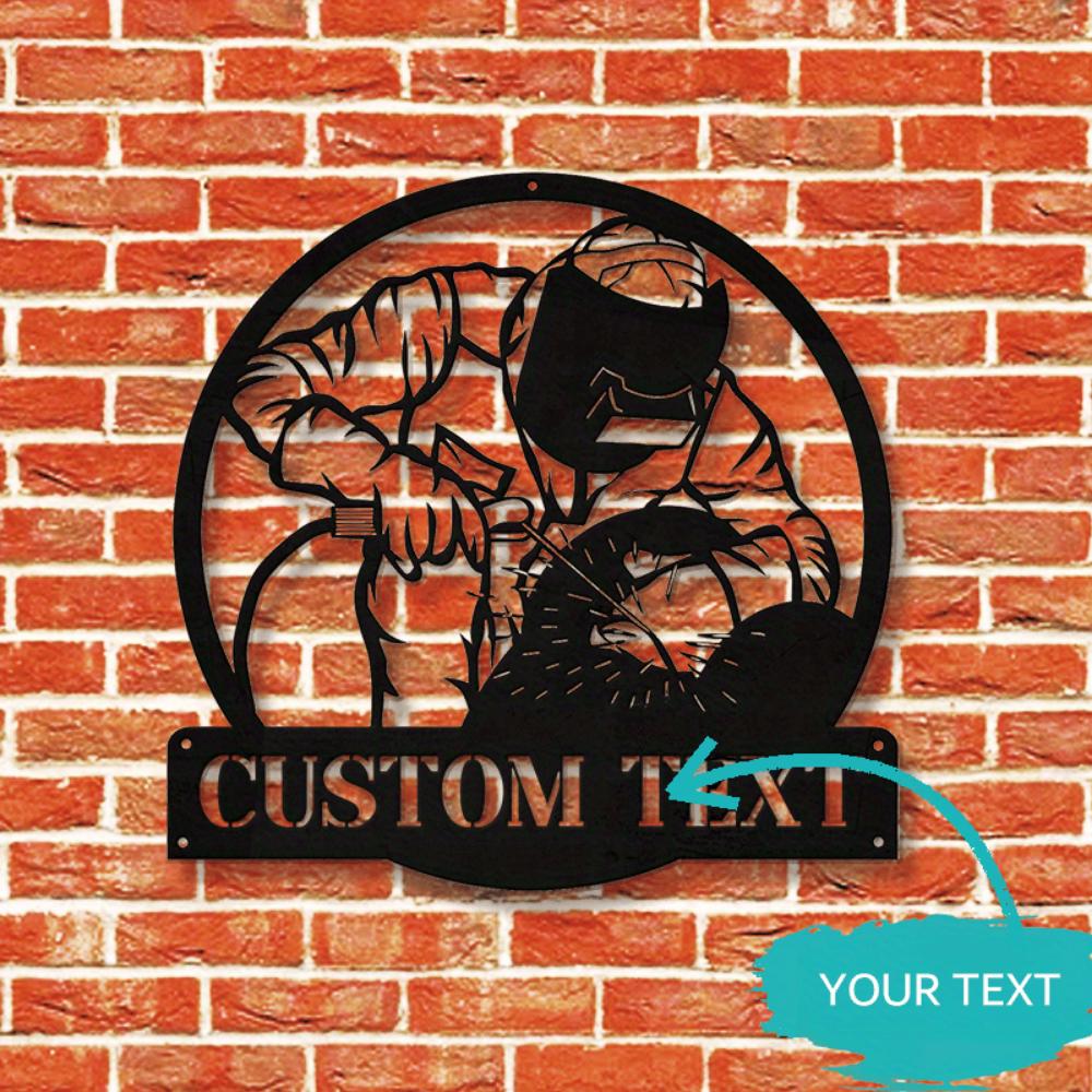 Exclusive Custom Welder Metal Sign Garage Workshop Wall Decor Heavy Duty