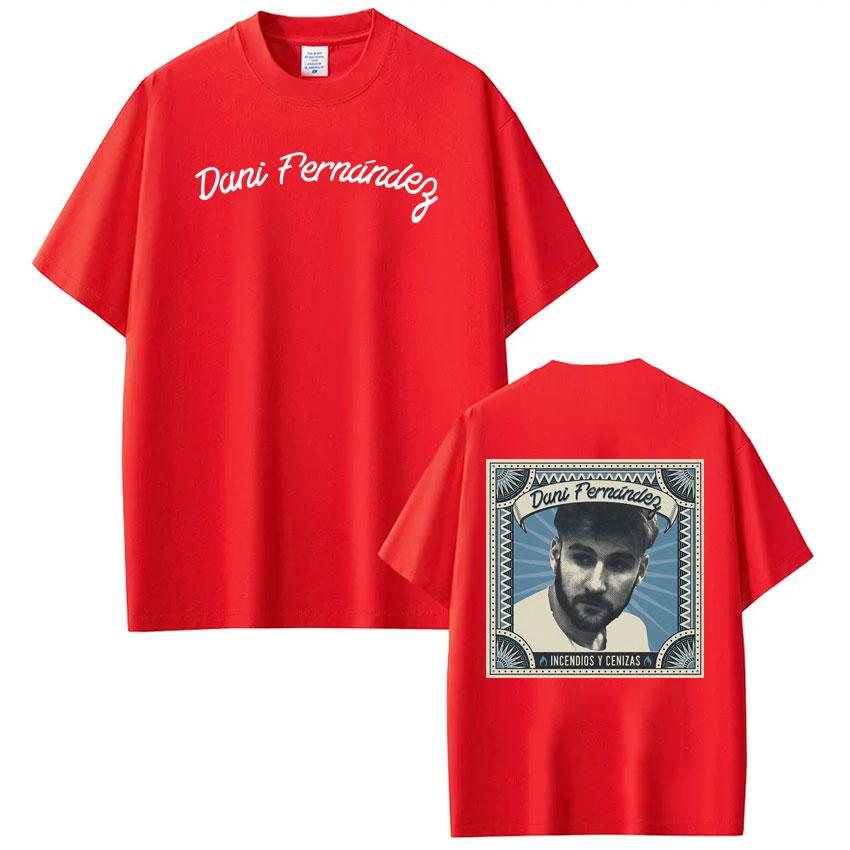 Rapper Dani Fernandez Vintage Graphic T-shirts Men Hip-hop T-shirts 2026 Spring Summer Cotton HarajukuStreetwear T-shirts