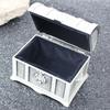 Medium European-Style Tin Pirate Treasure Chest for Jewelry or Wedding Gift