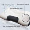 2pcs Soft Knitted Massage Neck Pillow - High Quality Pillow Core, Removab Cover for Sleeping Comfort,Holiday Gift