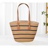 Straw bag women's summer woven bag handbag seaside vacation messenger bag large capacity women's bag tote bag