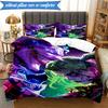 3PCS The clown's Fiery Rise Bedding Set,Including 1pc Duvet Cover And 2pcs Pillowcases Perfect for Bedroom, Dormitory, Fan Christmas gift