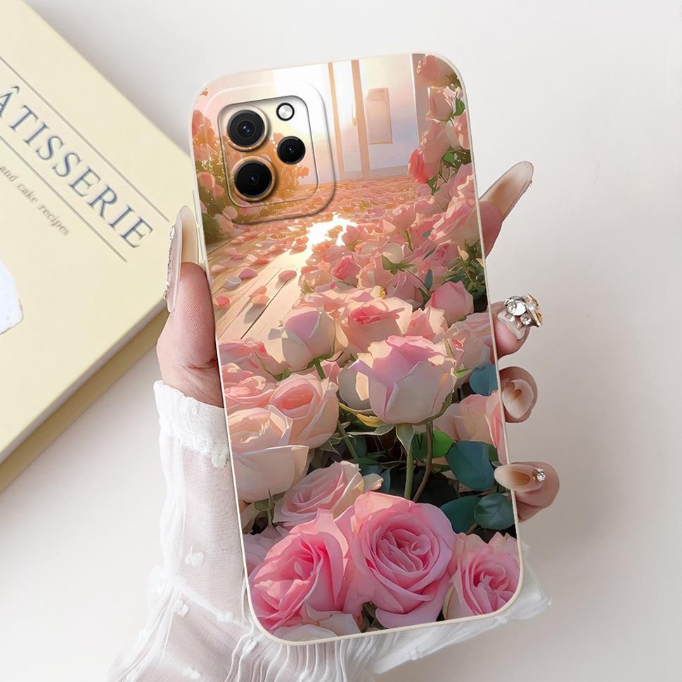 For Huawei Nova Y61 Case Soft Silicone TPU Cute Candy Phone Back Cover Case For Huawei Nova Y 61 62 Y61 Y62 Case NovaY61 Fundas