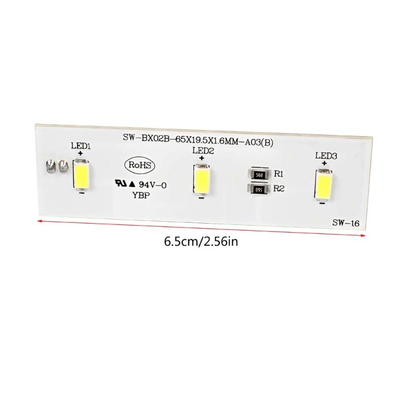 Pro LED světelnou desku chladničky Náhradní modul LED světelného pásku chladničky ZBE2350HCA DC12V SWBX02B