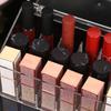Transparent Lipstick Storage Box Organizer with 18 Compartments Large Capacity Dustproof Lipstick Nail Polish Container