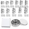 11-Piece Round Cookie & Cake Mold Set - Stainless Steel Mousse Rings & Fondant Cutters