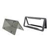 Carbon Fiber License Plate Frames Heavy Duty Car Auto Tag Holder Cover Rattle-Proof Front and Rear Plate Mounting Kit