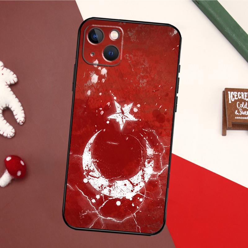 Turkey Turkish Flag Case For iPhone 14 Pro Max 16 15 11 12 13 17 Pro Max mini 15 16 Plus 16e 17 Air Back Cover