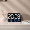 New LED Alarm Clock Large Size Digital Electronic Wall Clock Living Room Simple Week Large Screen Silent