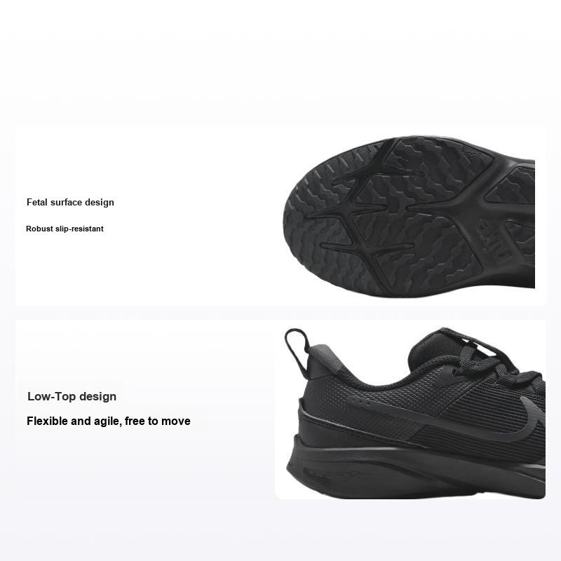 Детские кроссовки Nike Star Runner 4 PS Triple Black антрацит DX7614-002 28