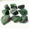 Natural Ruby Zoisite Raw Stones Reiki Healing Crystal Red Green Treasure Gem Aromatherapy Stone Diffuser Meditation For Gift